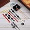 6-Piece High Torque Quartz Clock Movement Kit – 6 Pairs of Hands, Battery-Powered, DIY Long Shaft Repair Parts (13mm).